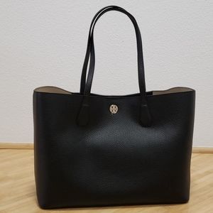 Tory Burch Brody Tote Black / Beige